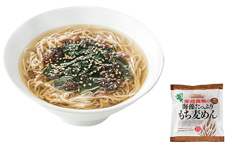 家庭画報の海藻たっぷりもち麦めん
